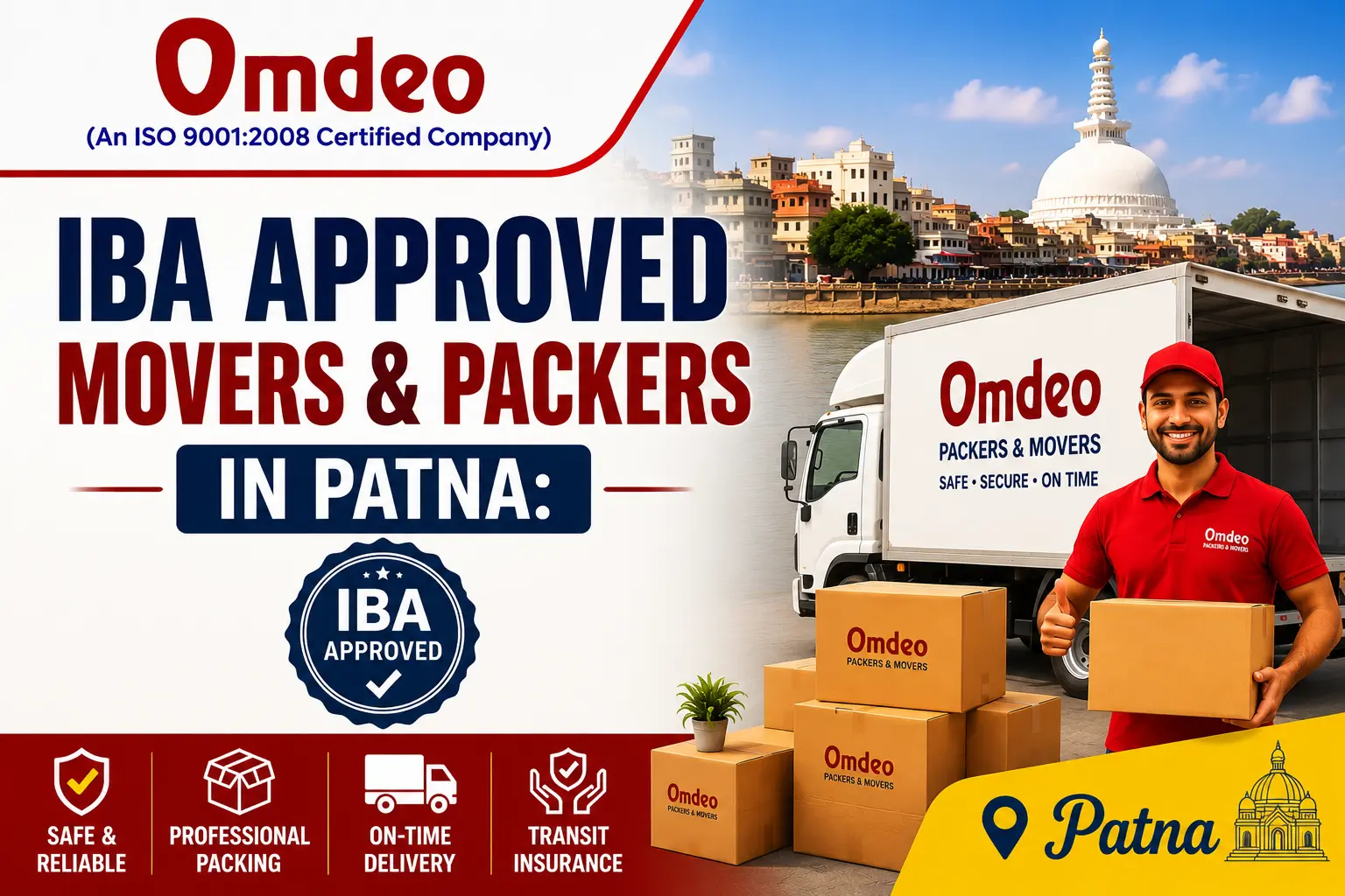 IBA Approved Movers and Packers in Patna | OMDEO